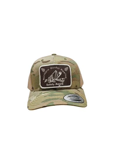 Classic Yupoong camo snap back hat