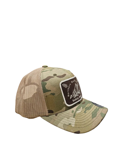 Classic Yupoong camo snap back hat